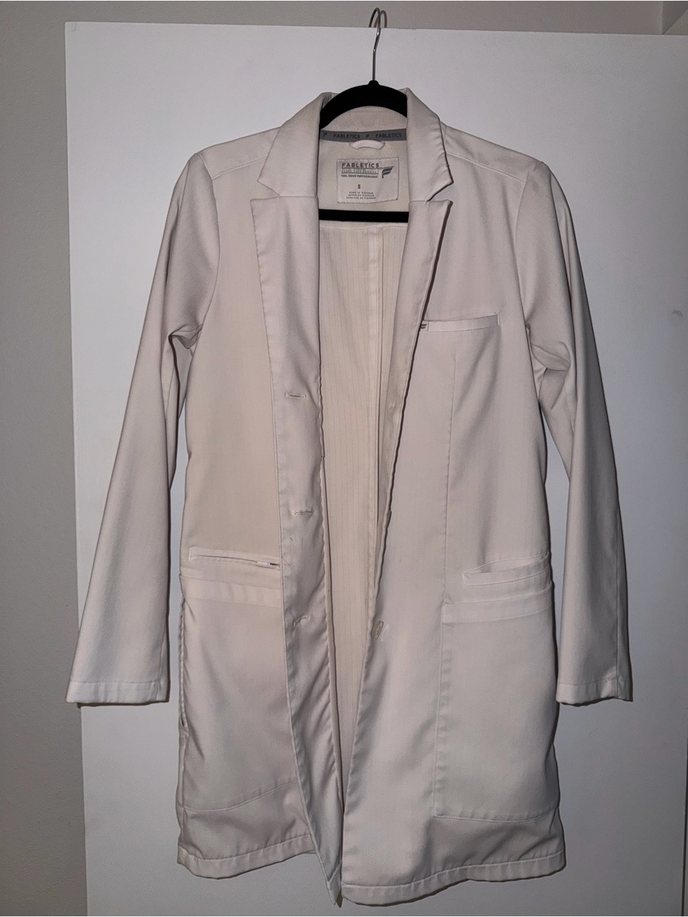 Fabletics white coat